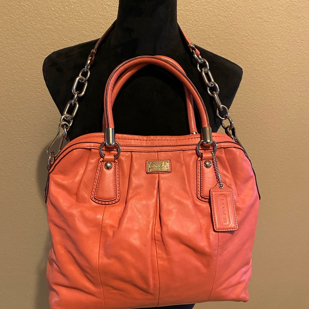 Coach Large Satchel With Matching Wallet - image 2